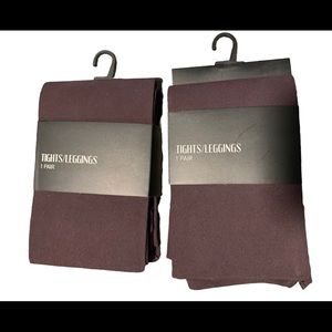 💜💲 FINAL DAYS💜 will be donated June 25. 

NWT Brown tights/leggings - M/L